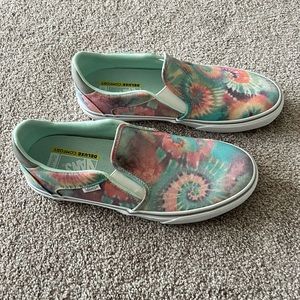 Tie dye vans